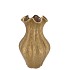 INGA DRISS GOLD VASE ACTIVE GLAZE 19X19X25CM NM