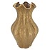 INGA DRISS GOLD VASE ACTIVE GLAZE 27X27X44CM NM