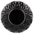 INGA BOA BLACK POT ACTIVE GLAZE 31X31X35CM NM