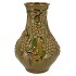INGA GRAPE OLIVE GREEN VASE ACTIVE GLAZE 25X25X35CM NM