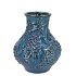 INGA GRAPE BLUE VASE ACTIVE GLAZE 24X24X27CM NM