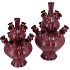 ROTTERDAM PURPLE VASE TUBE 25X25X36CM NM
