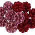PICK SHINE PINECONE NAT FUCHSIA/PINK GLITTER 50CM ASS P/12NM