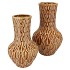 INGA BOA BROWN VASE NECK ACTIVE GLAZE 23X23X39CM NM