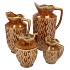 INGA BOA BROWN VASE ACTIVE GLAZE 18X14X21CMV