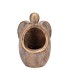 CONCRETE GOLDEN ANGEL POT 12X11X17CM