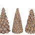CONCRETE GOLDEN PINE TREE ASS 13X13X25CM