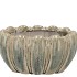 INGA GREEN POT OVAL ACTIVE GLAZE 26X17X13CM NM