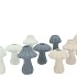 CONCRETE MUSHROOMS GREY MIX ASS 9X9X11CM NM
