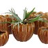 INGA BROWN POT ROUND ACTIVE GLAZE 16X16X12CM NM