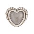 CONCRETE HEART TOP WINGS PLANTER STRAIGHT 21X19X8CM NM