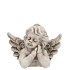 CONCRETE ANTIQUE ANGEL LYING 14X10X10CM