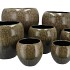 JADE FOREST GREEN POT 14X13CM NM