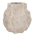 ALASKA WAVY SAND POT WITH NECK 37X35X35CM NM