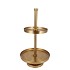 STORAGE SHELF BASIC GOLD 35X35X62CM
