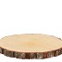 NATURE OAK SLICE ROUND D18-22CM X 2CM
