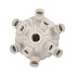 ROTTERDAM WHITE VASE TUBE 25X25X36CM NM