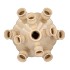 ROTTERDAM SAND VASE TUBE 25X25X36CM NM