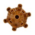 ROTTERDAM BROWN VASE TUBE 25X25X36CM NM