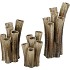 INGA BARRIER GREEN VASE TUBE ACTIVE GLAZE 18X16X39CM NM