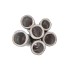 INGA BARRIER GREY VASE TUBE ACTIVE GLAZE 15X12X21CM NM