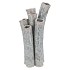 INGA BARRIER GREY VASE TUBE ACTIVE GLAZE 18X16X39CM NM