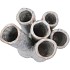 INGA BARRIER GREY VASE TUBE ACTIVE GLAZE 18X16X39CM NM