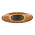 INGA JADA BROWN OVAL VASE ACTIVE GLAZE WAVE 23X10X22CM NM