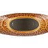 INGA JADA BROWN OVAL VASE ACTIVE GLAZE WAVE 51X17X50CM NM