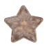 CONCRETE GOLDEN STAR PLATE 35X35X5CM NM