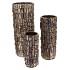 NEPAL IRON POT BIRCH MOSAIC 18X18X45CM NM
