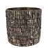 NEPAL IRON POT BIRCH MOSAIC 24X24X20M NM