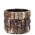 NEPAL IRON POT BIRCH MOSAIC 10X10X8M NM