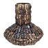 NEPAL IRON VASE BIRCH MOSAIC 17X17X25M NM