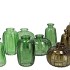 DAYAH GREEN MIX GLASS BOTTLE SET 3 7X11CM NM