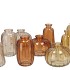 DAYAH WARM SAND MIX GLASS BOTTLE SET 3 7X11CM NM