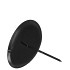 METAL PAGE CANDLE HOLDER BLACK DIA 8CM