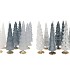 TWINKLE GREY MIX GLASS TREE MATT ASS 9X25CM NM