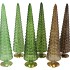 TWINKLE GREEN MIX GLASS TREE SHINY ASS 9X45CM