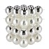GLASS BALL GLANS COMBI ZILVER 57MM P/36