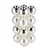 GLASS BALL GLANS COMBI ZILVER 80MM P/16