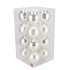 GLASS BALL GLANS COMBI ZILVER 80MM P/16