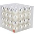 GLASS BALL GLANS COMBI  ZILVER 40MM P/64