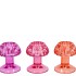 NOVA FUCHSIA T-LIGHT MUSHROOM STRUCTURE ASS 8X8X9CM
