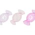 NOVA FUCHSIA T-LIGHT CANDY ASS 12X6X2CM
