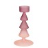 NOVA SWEETS PINK CANDLE HOLDER TRICOLOR 9X9X17CM
