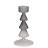 NOVA BLACK CANDLE HOLDER TRICOLOR 9X9X17CM
