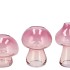 NOVA SWEETS PINK VASE MUSHROOM NARROW TRICOLOR 13X13X20CM NM