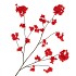 SILK CHERRY BLOSSOM FIERY RED 126CM NM