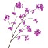 SILK CHERRY BLOSSOM DARK PURPLE 126CM NM